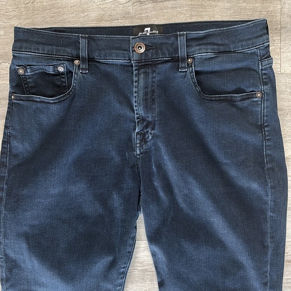 7 For All Mankind Luxe Sport Adrien Fit Sz 33 straight and slim fit - Picture 2 of 11